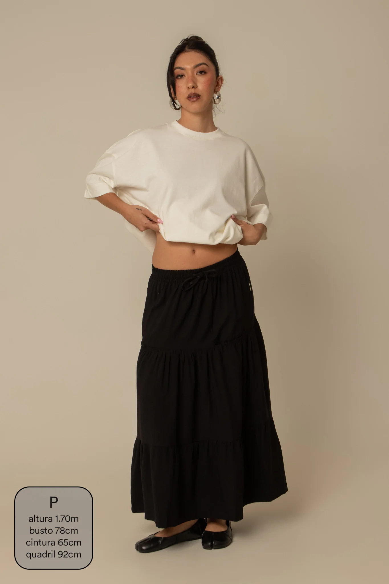 saia guapa | saia longa com bolsos - Image 3