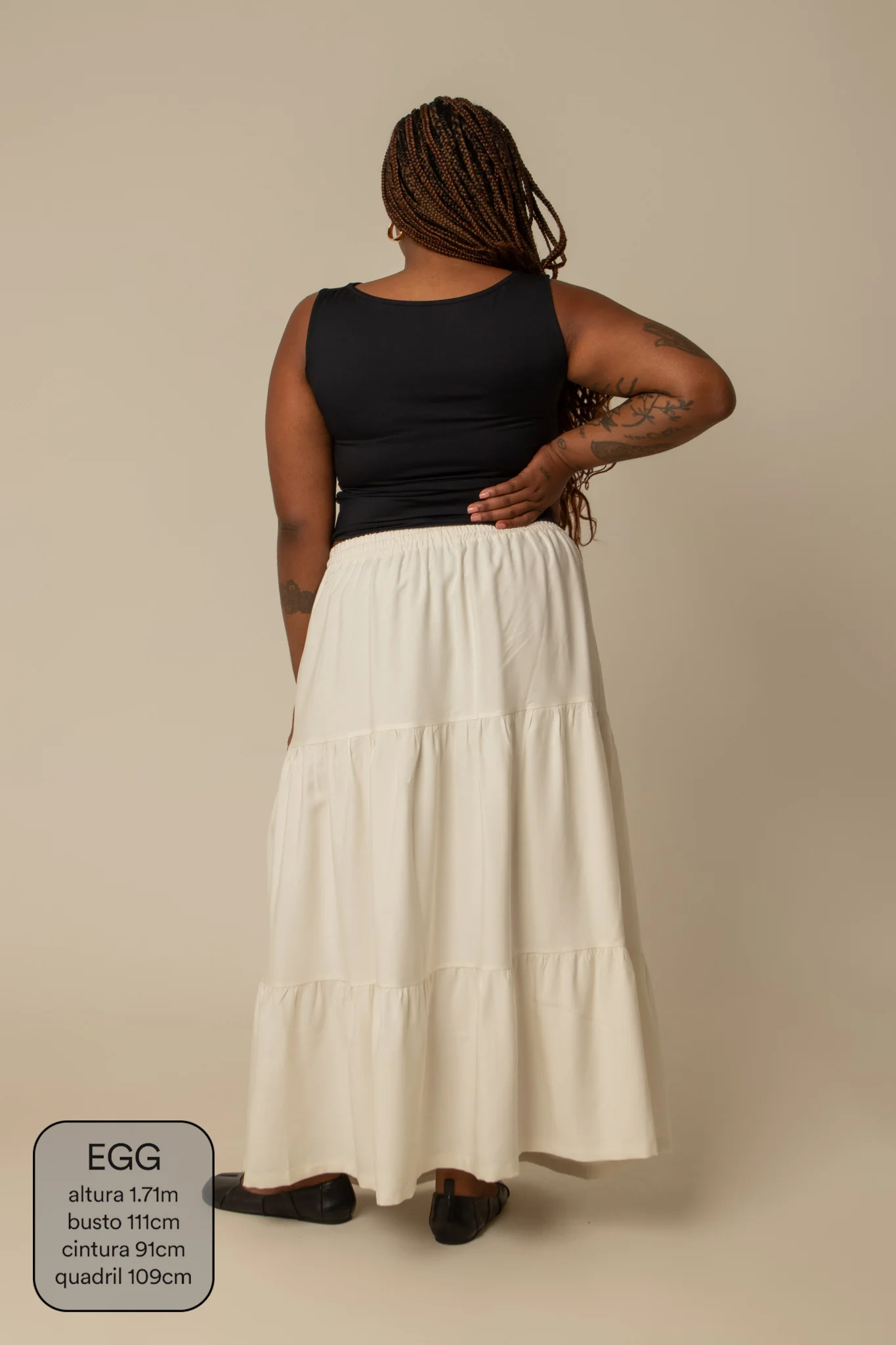 saia guapa | saia longa com bolsos - Image 32