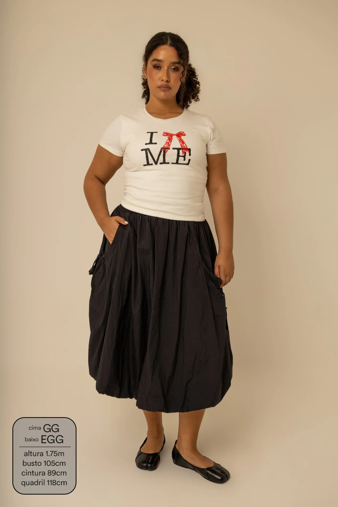 saia midi balonê garoa - Image 4