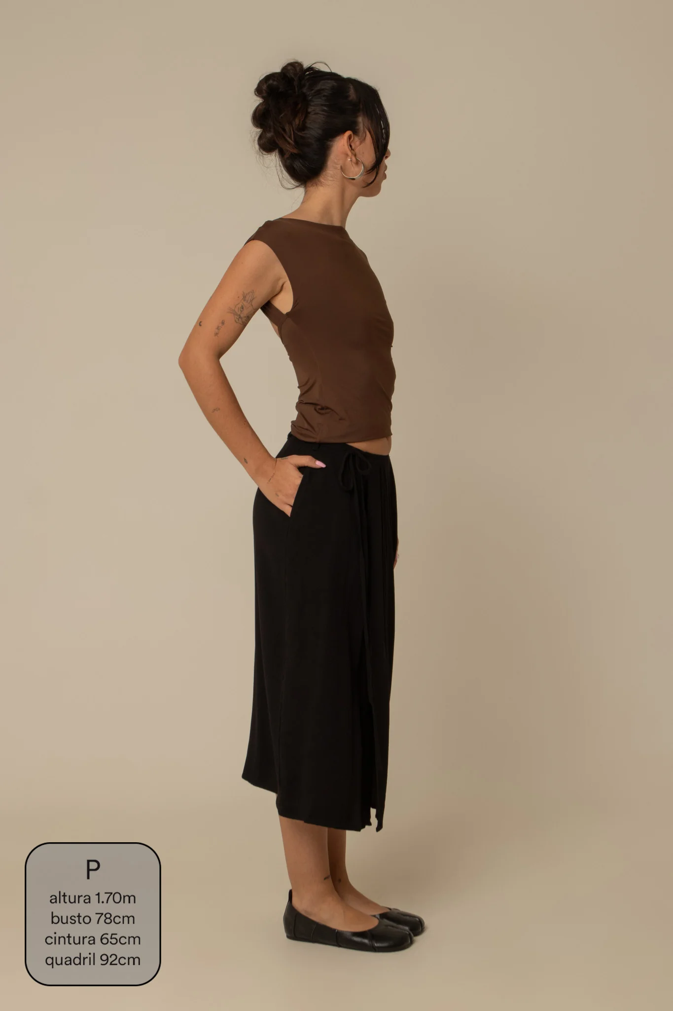 saia midi envelope com bolsos - Image 15