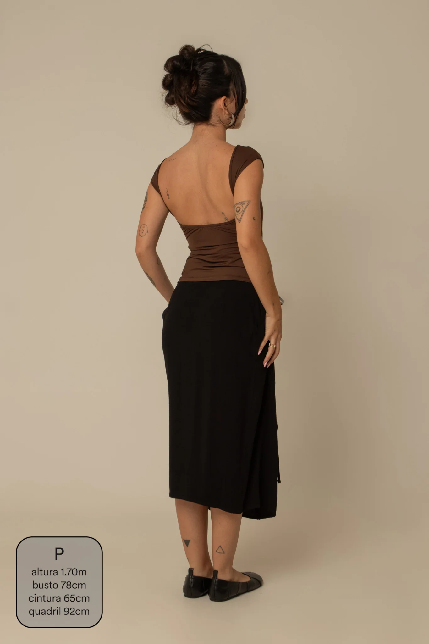 saia midi envelope com bolsos - Image 38