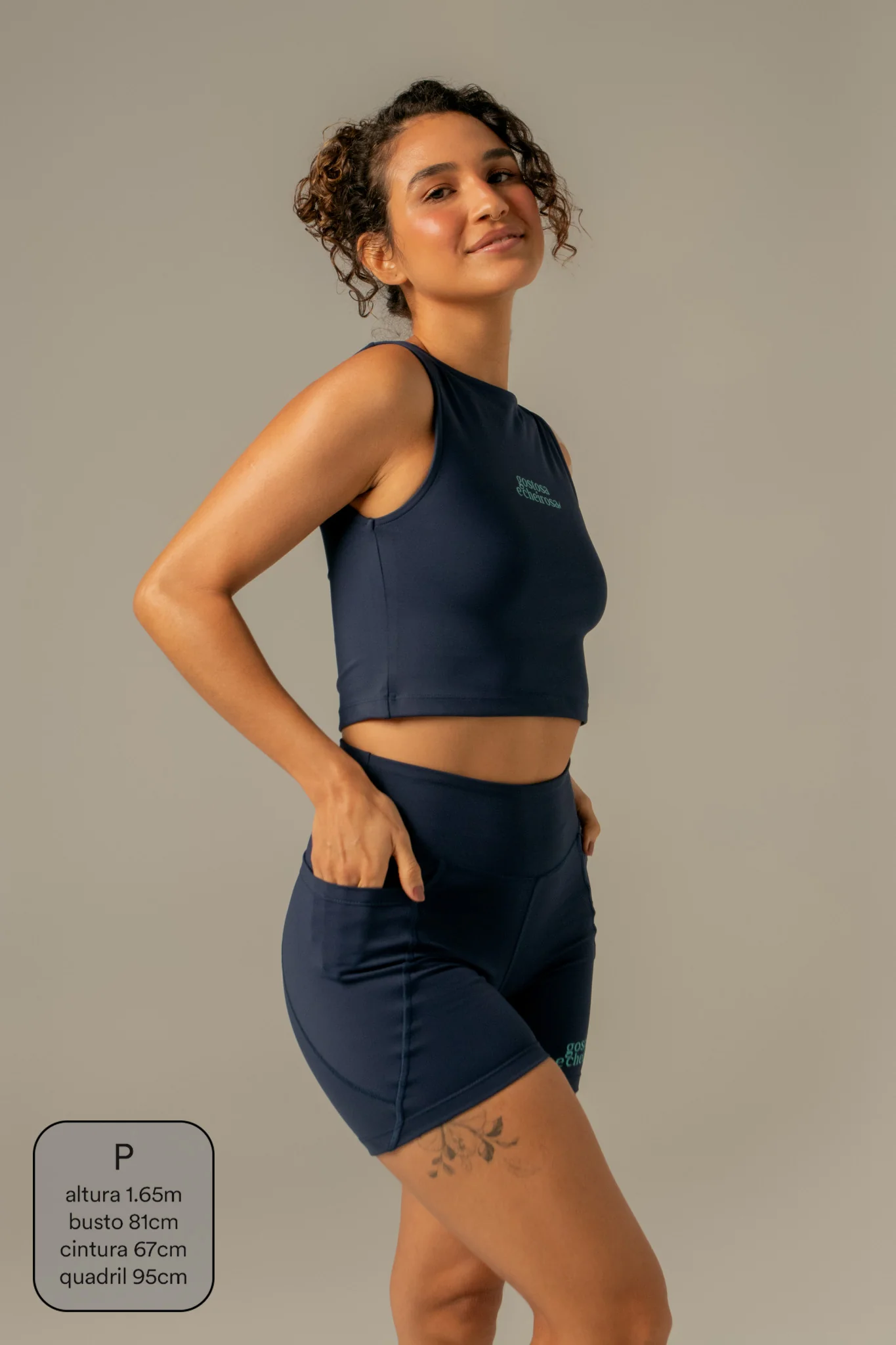 short biker gym babe collab Rexona - Image 8