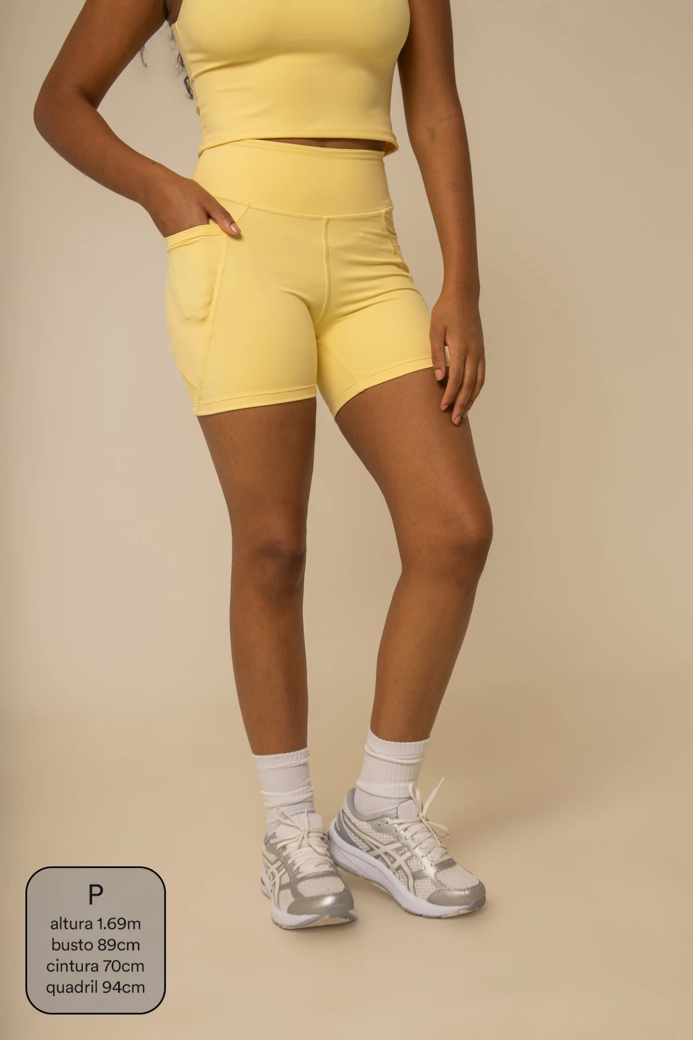 short compress gym babe | short fitness com bolsos - Image 11