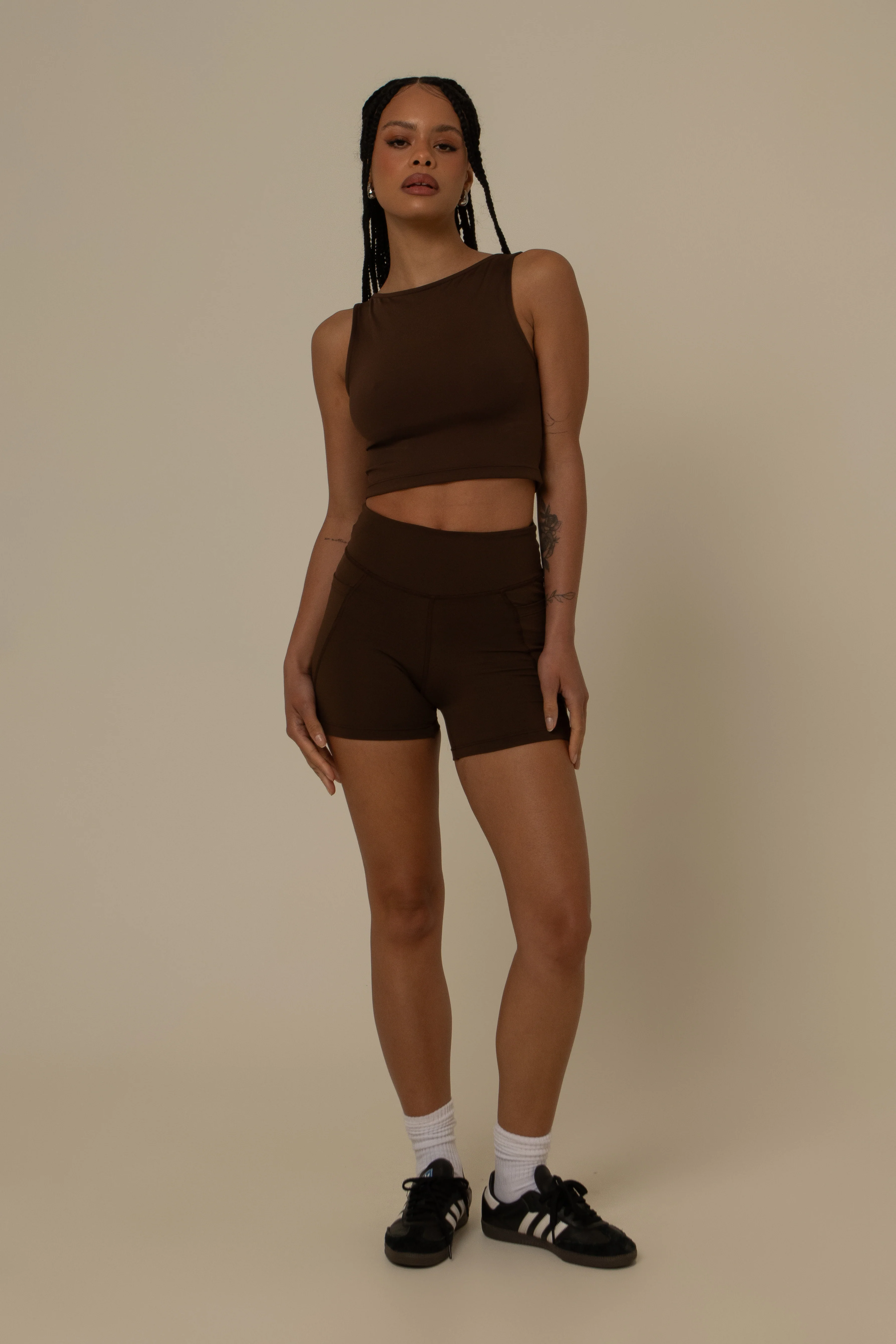 short compress gym babe | short fitness com bolsos - Image 24