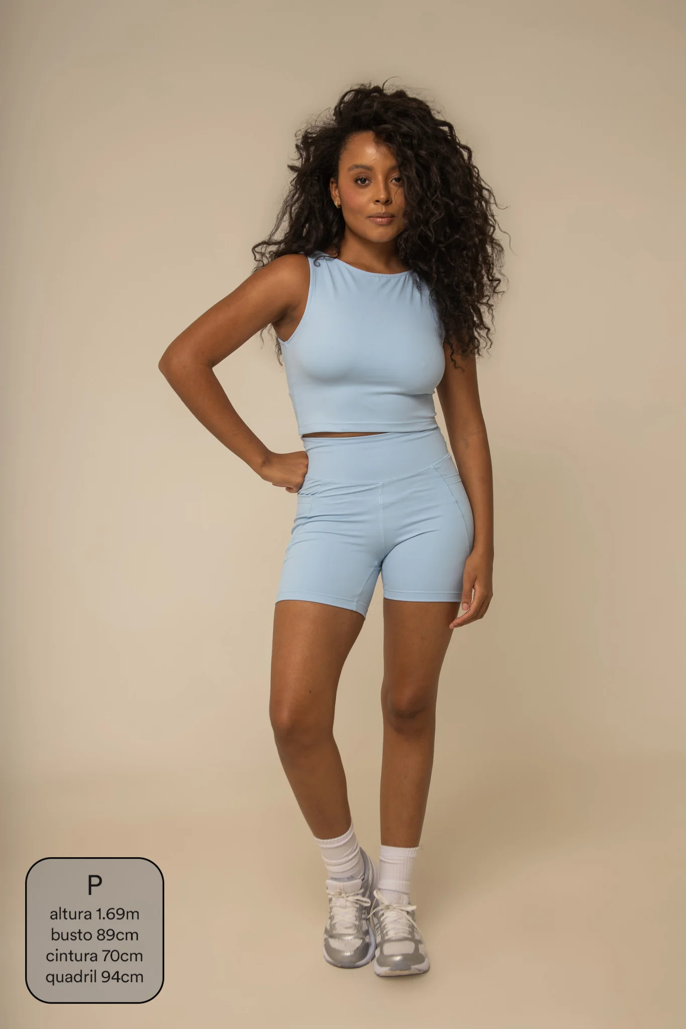 short compress gym babe | short fitness com bolsos - Image 3