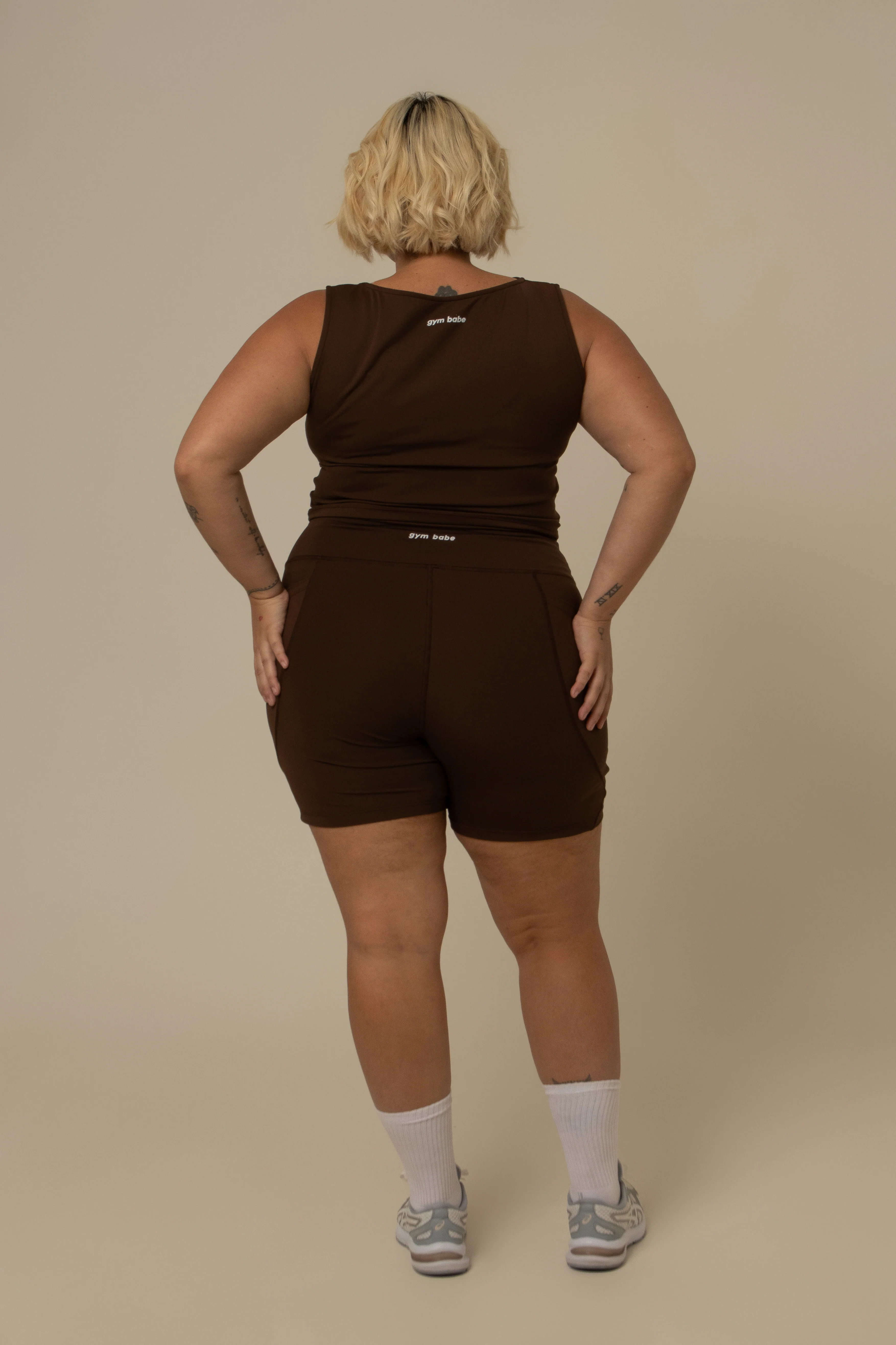 short compress gym babe | short fitness com bolsos - Image 32