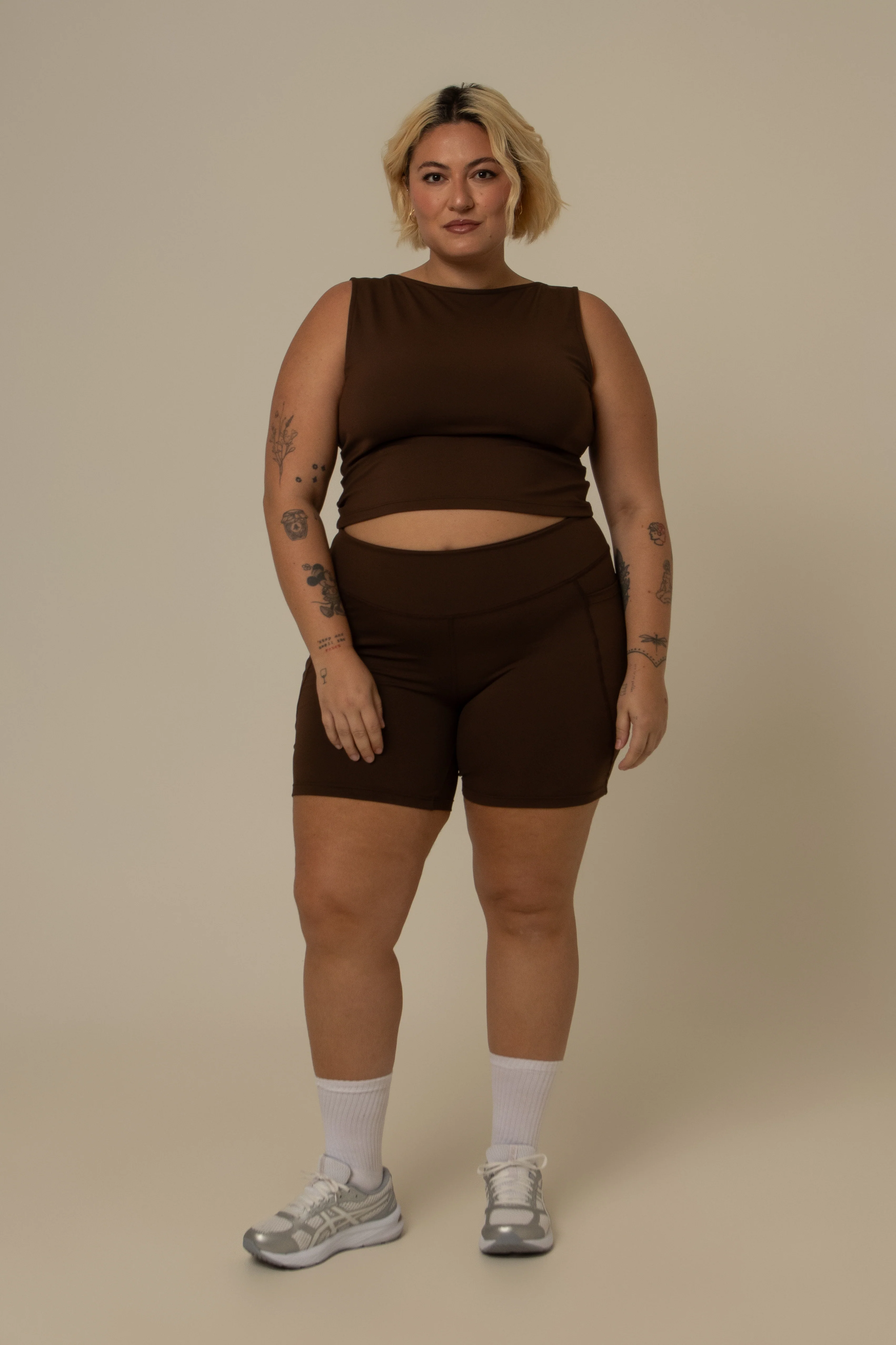 short compress gym babe | short fitness com bolsos - Image 33