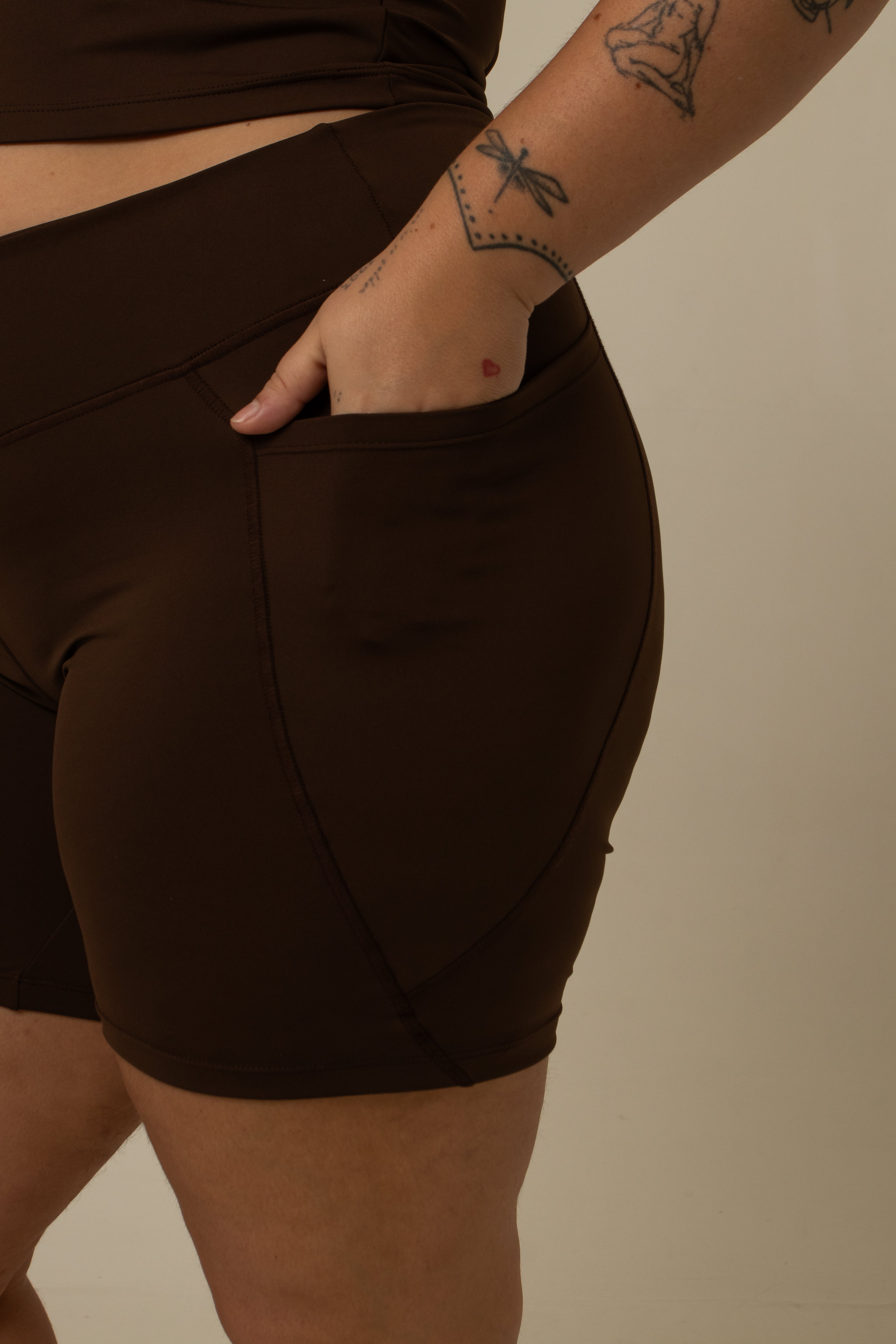 short compress gym babe | short fitness com bolsos - Image 35