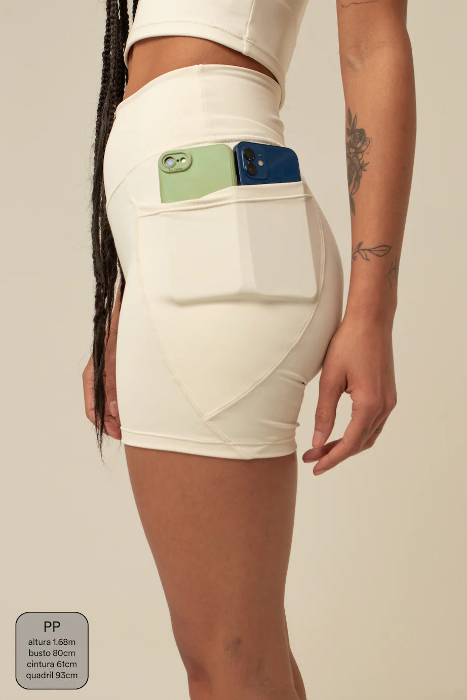 short compress gym babe | short fitness com bolsos - Image 49