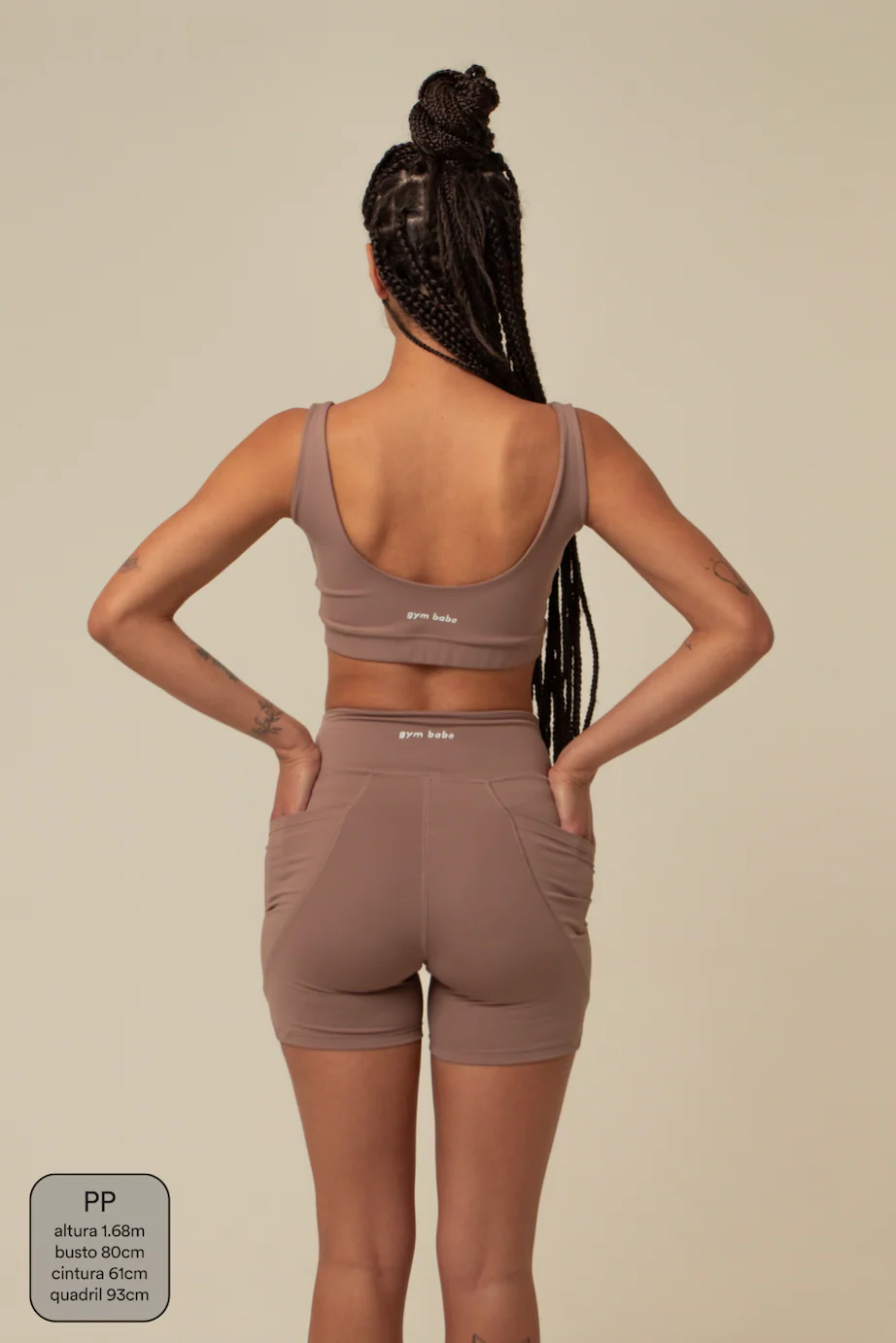 short compress gym babe | short fitness com bolsos - Image 58