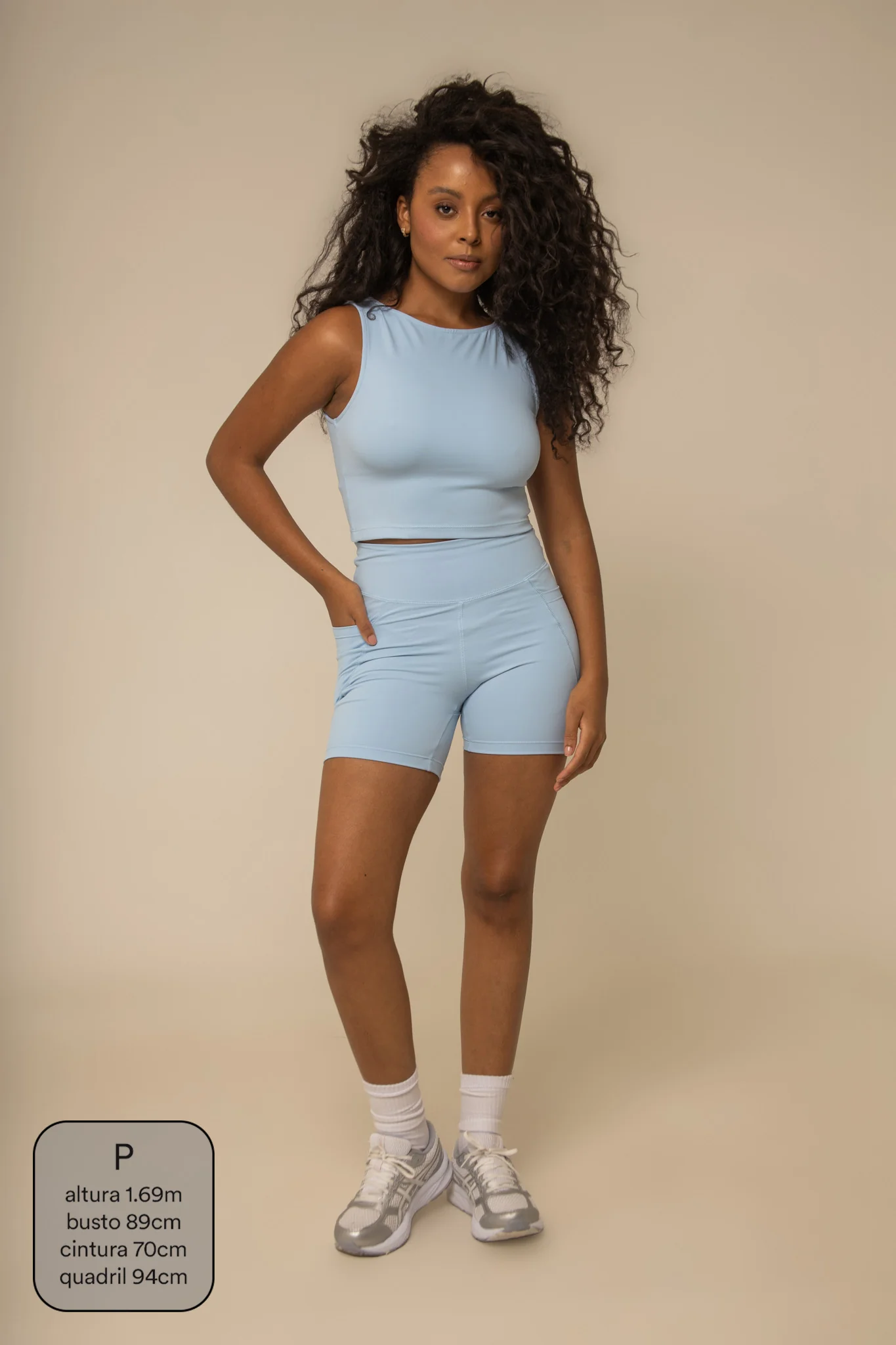 short compress gym babe | short fitness com bolsos - Image 7