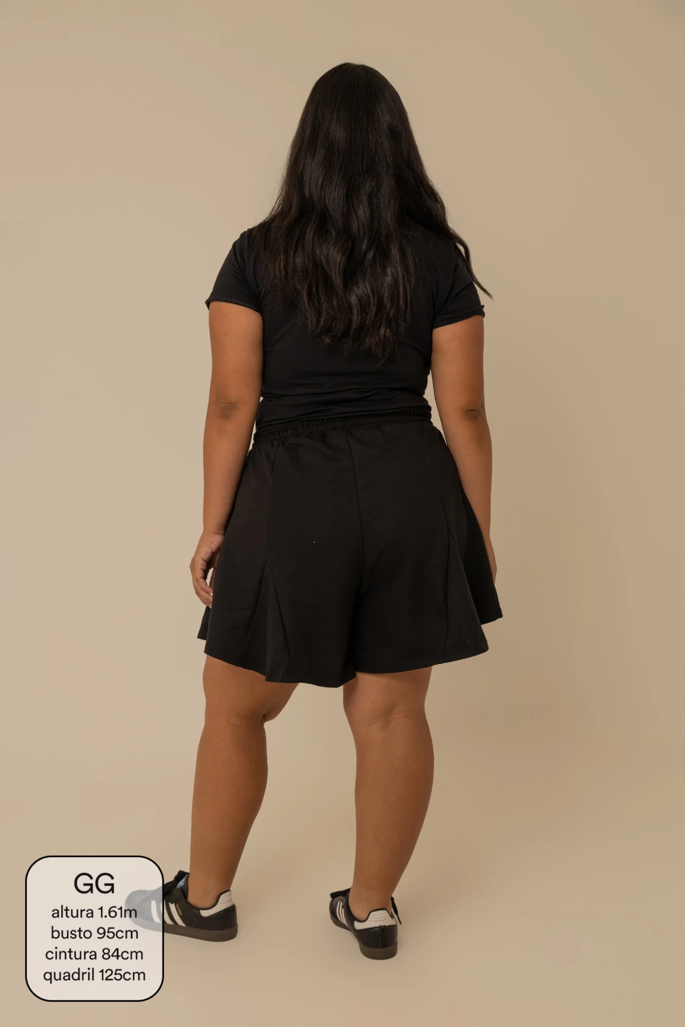 short de moletom recortes cozy | short moletom feminino com cós de elástico e cordão - Image 31
