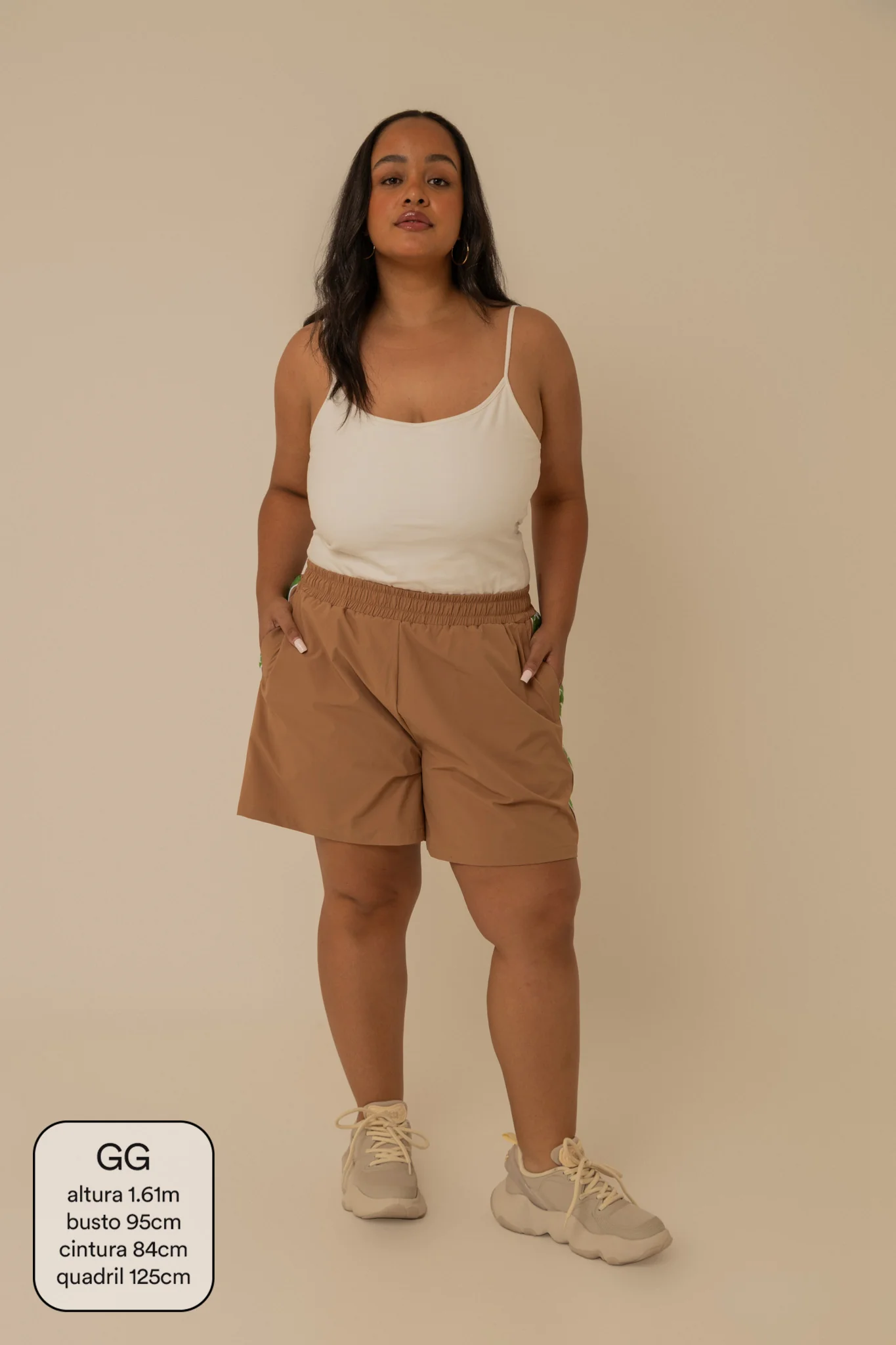 short esportivo lela & kappa | short feminino esportivo com bolsos - Image 4