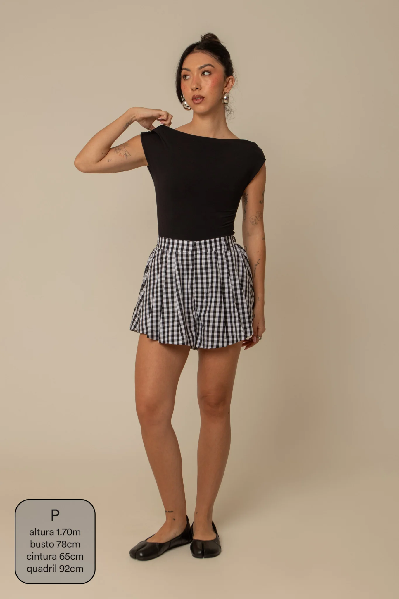short guapa | short soltinho com pregas - Image 39