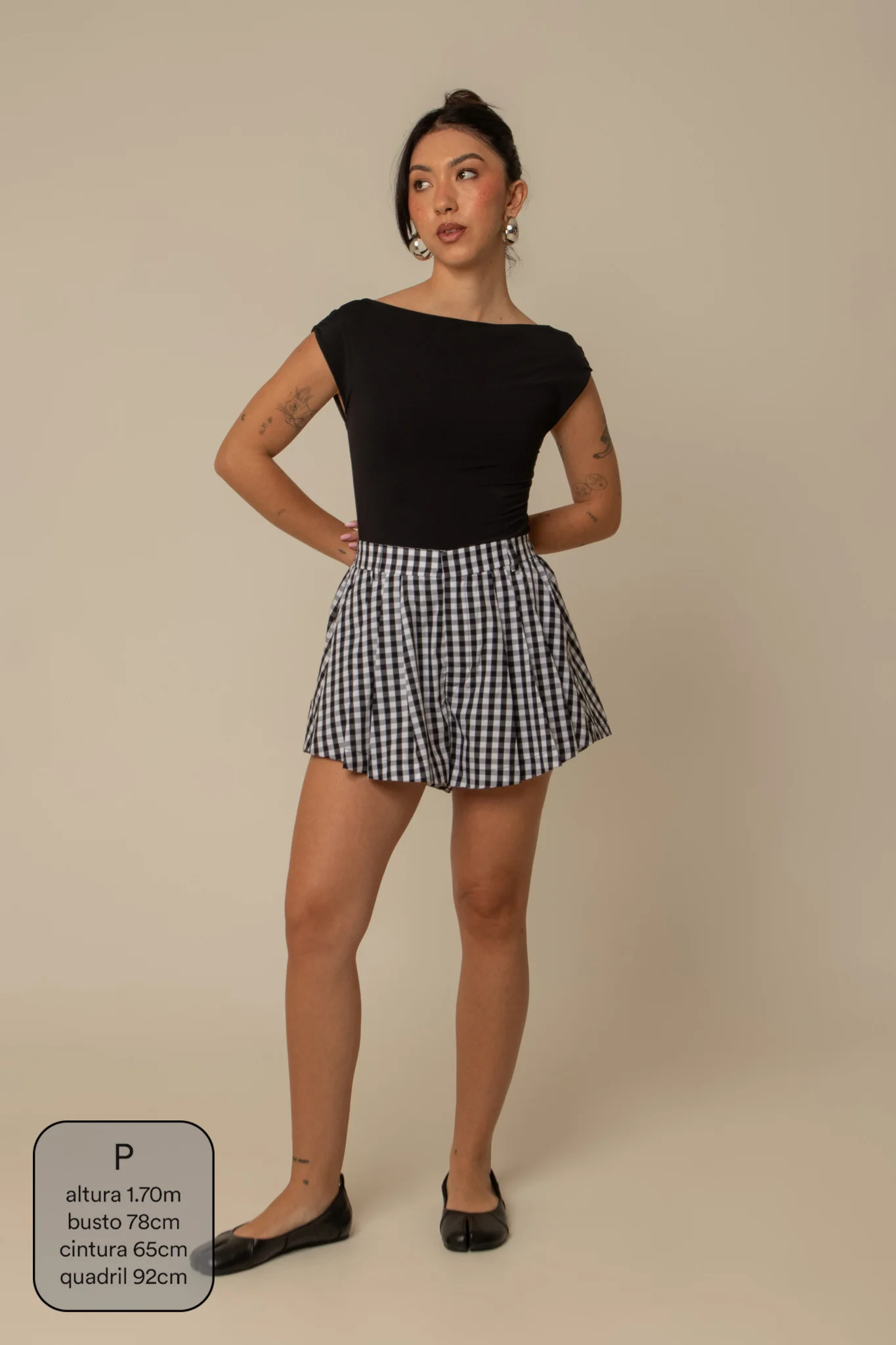 short guapa | short soltinho com pregas - Image 46