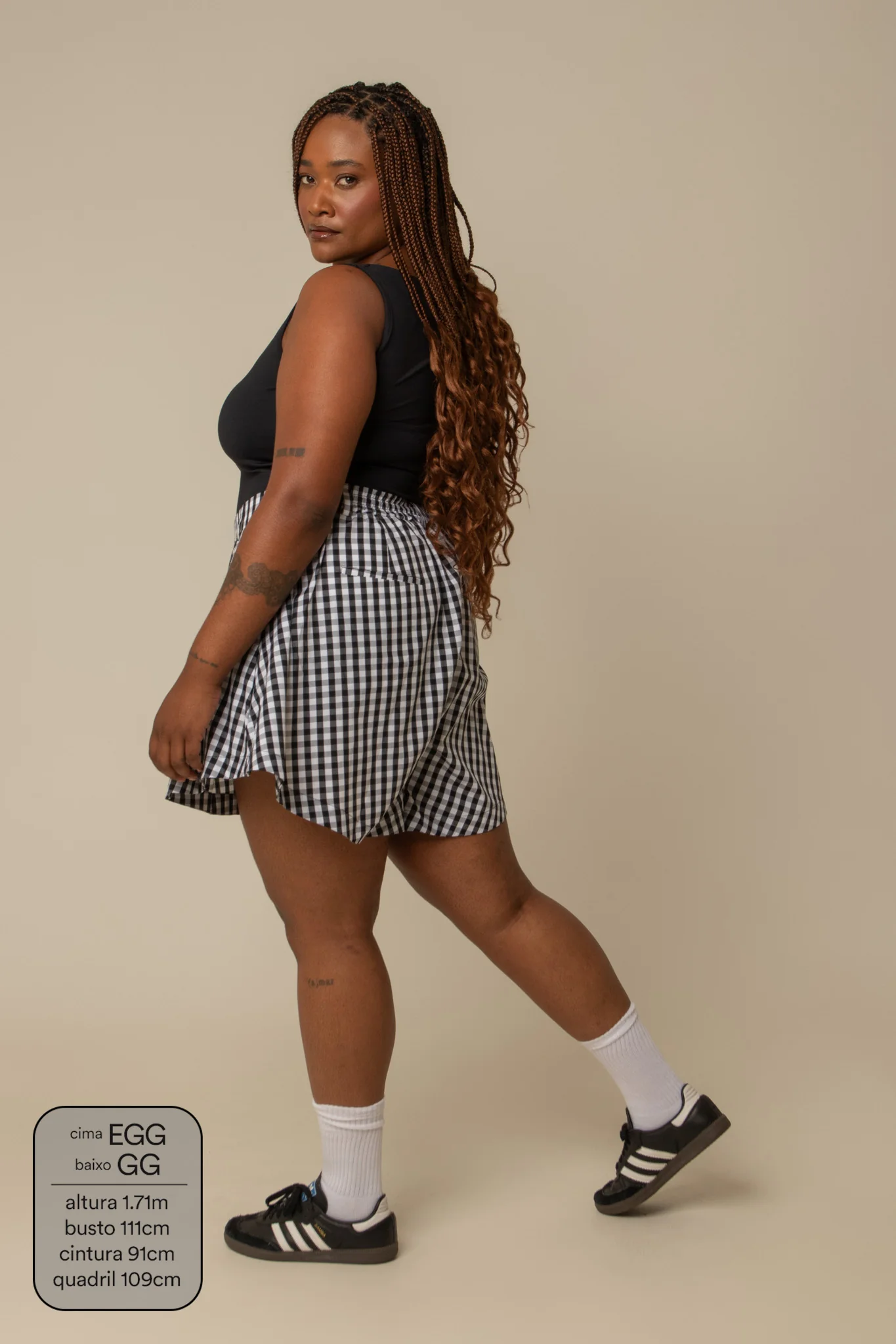 short guapa | short soltinho com pregas - Image 47