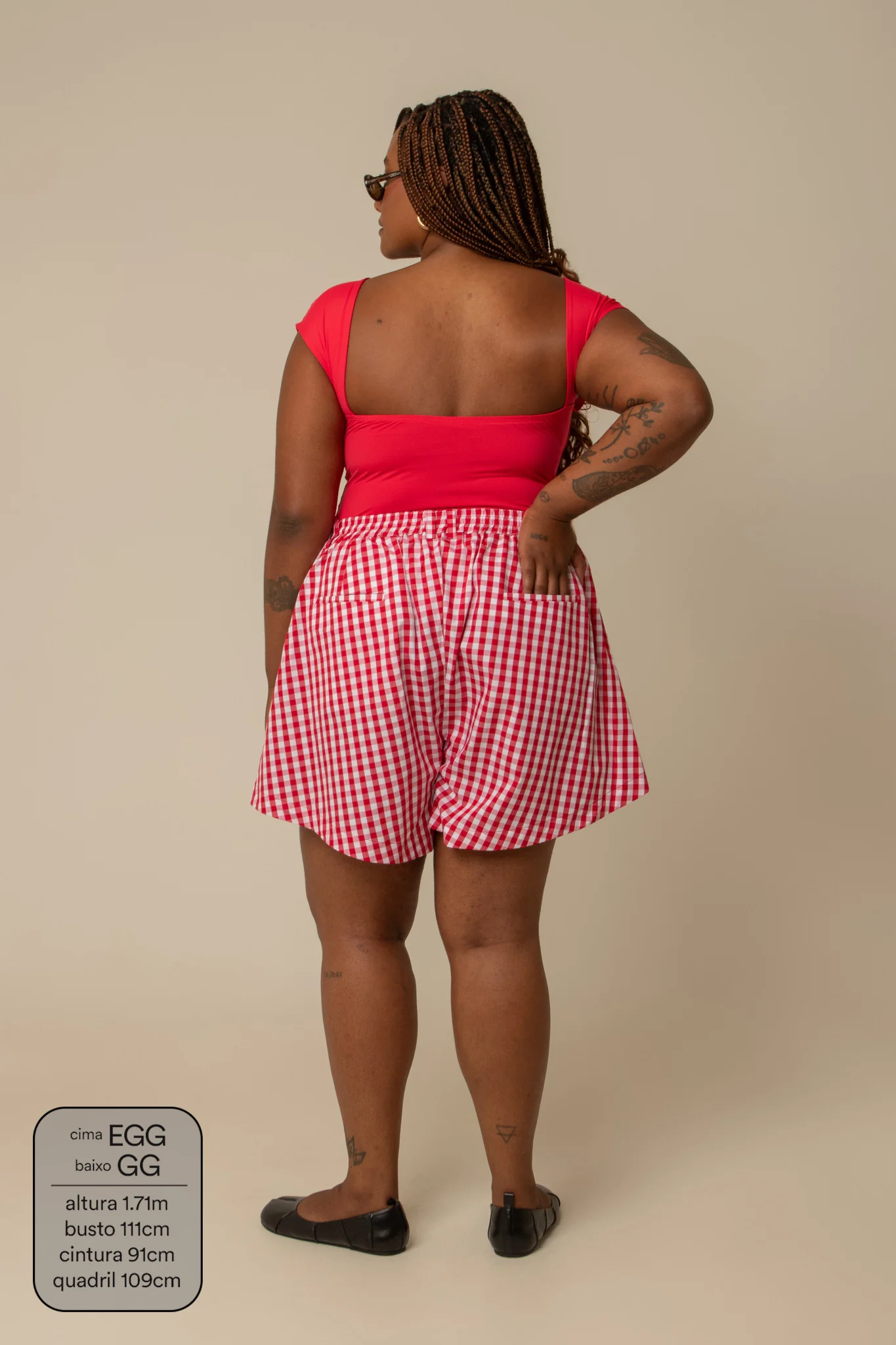 short guapa | short soltinho com pregas - Image 52