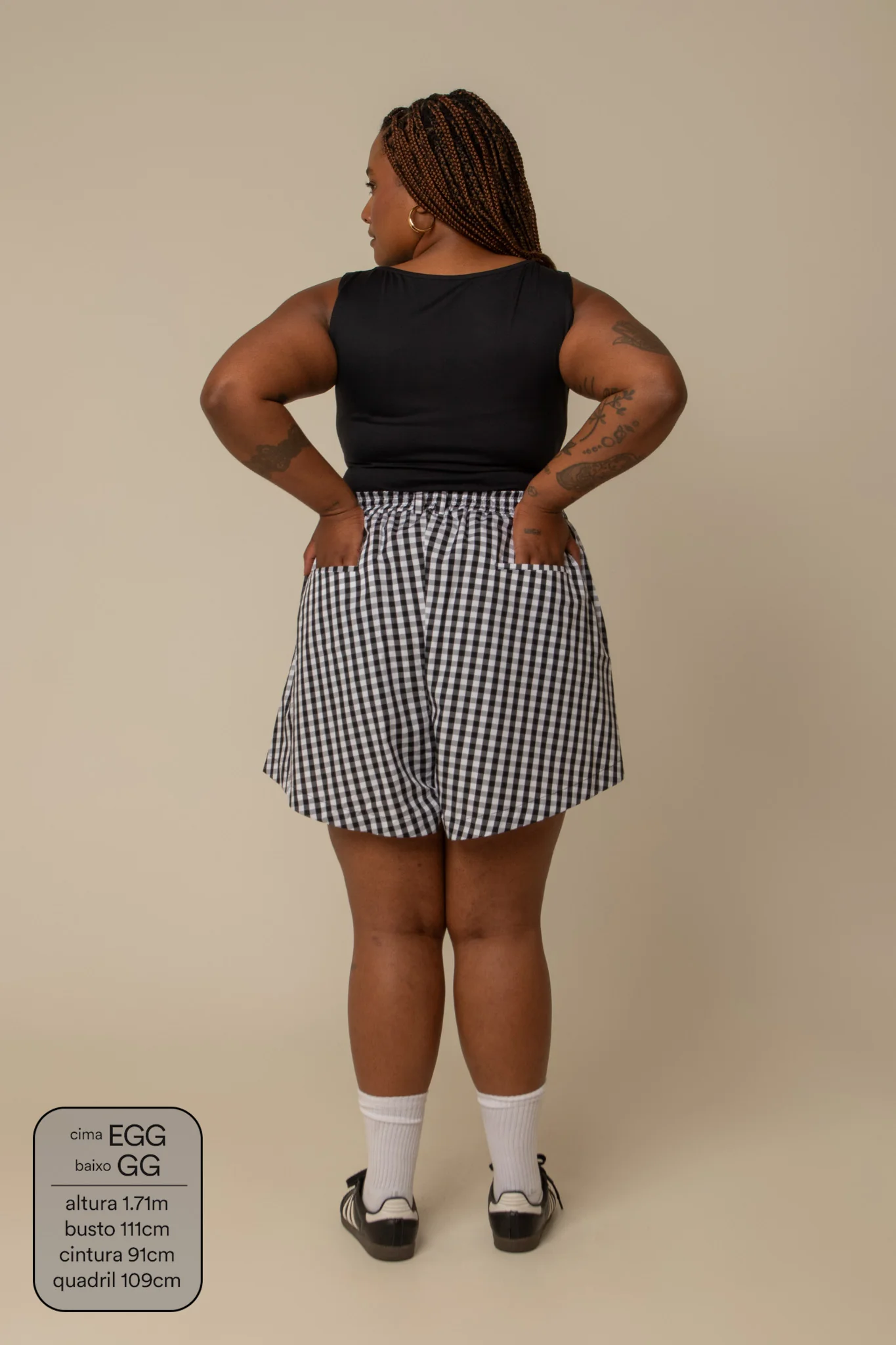short guapa | short soltinho com pregas - Image 68