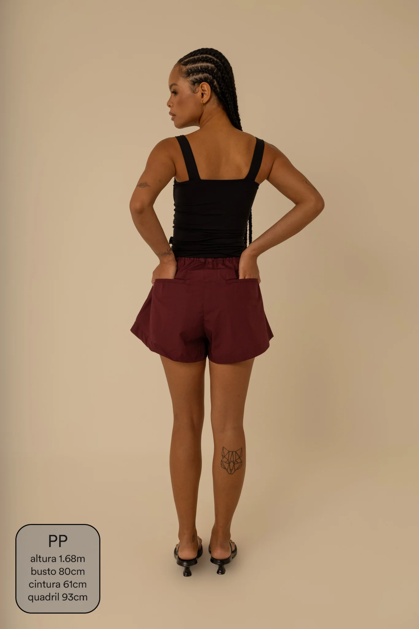 short guapa | short soltinho com pregas - Image 75
