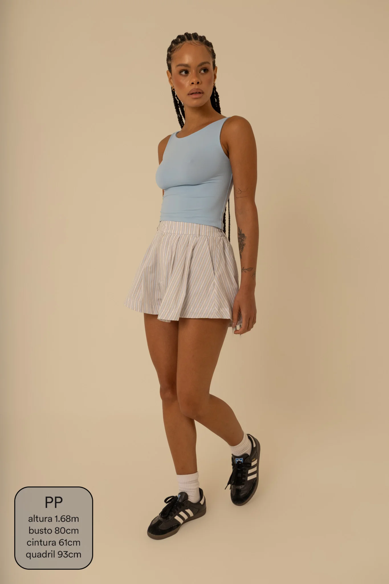 short guapa | short soltinho com pregas - Image 80