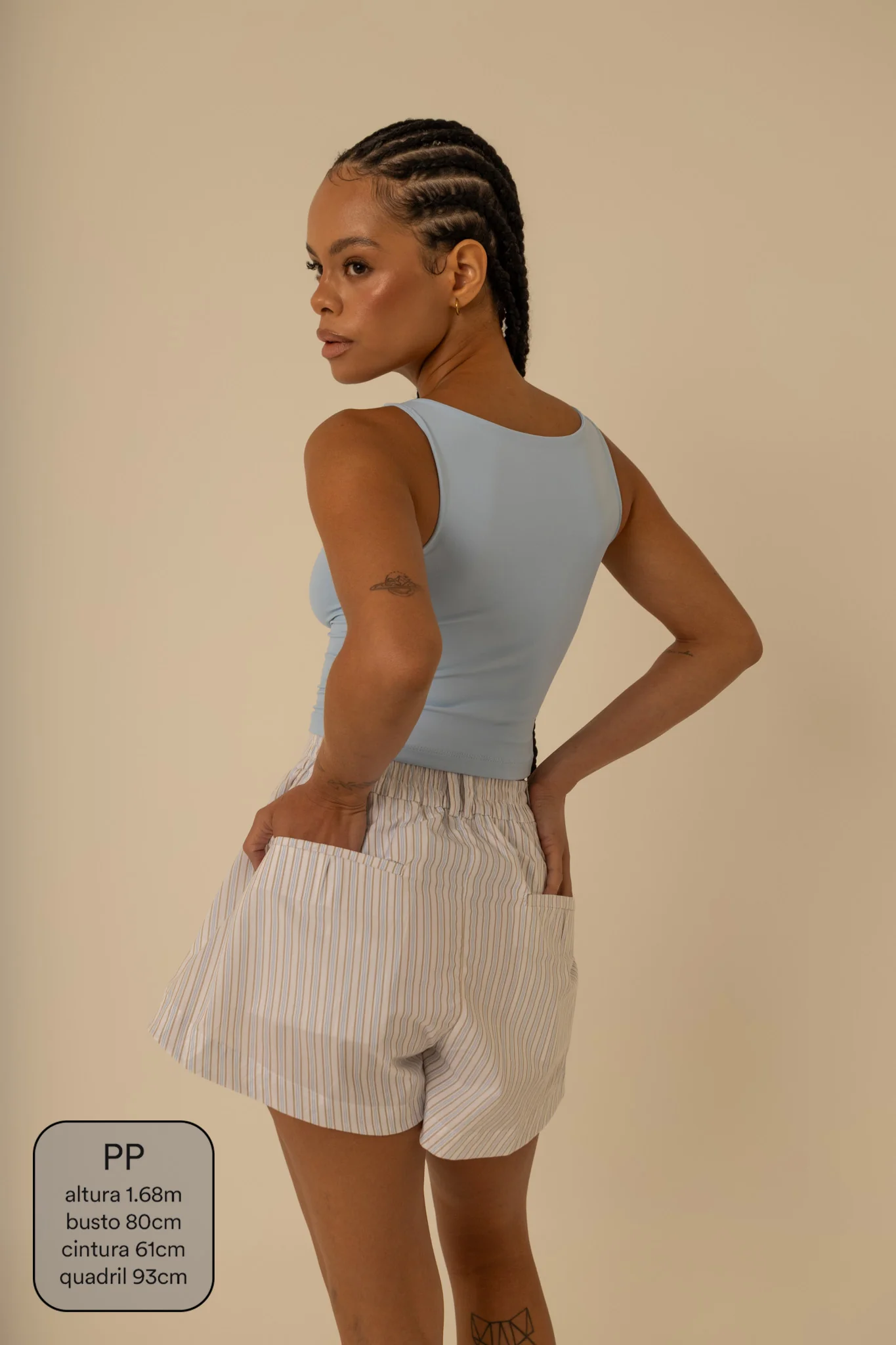 short guapa | short soltinho com pregas - Image 82