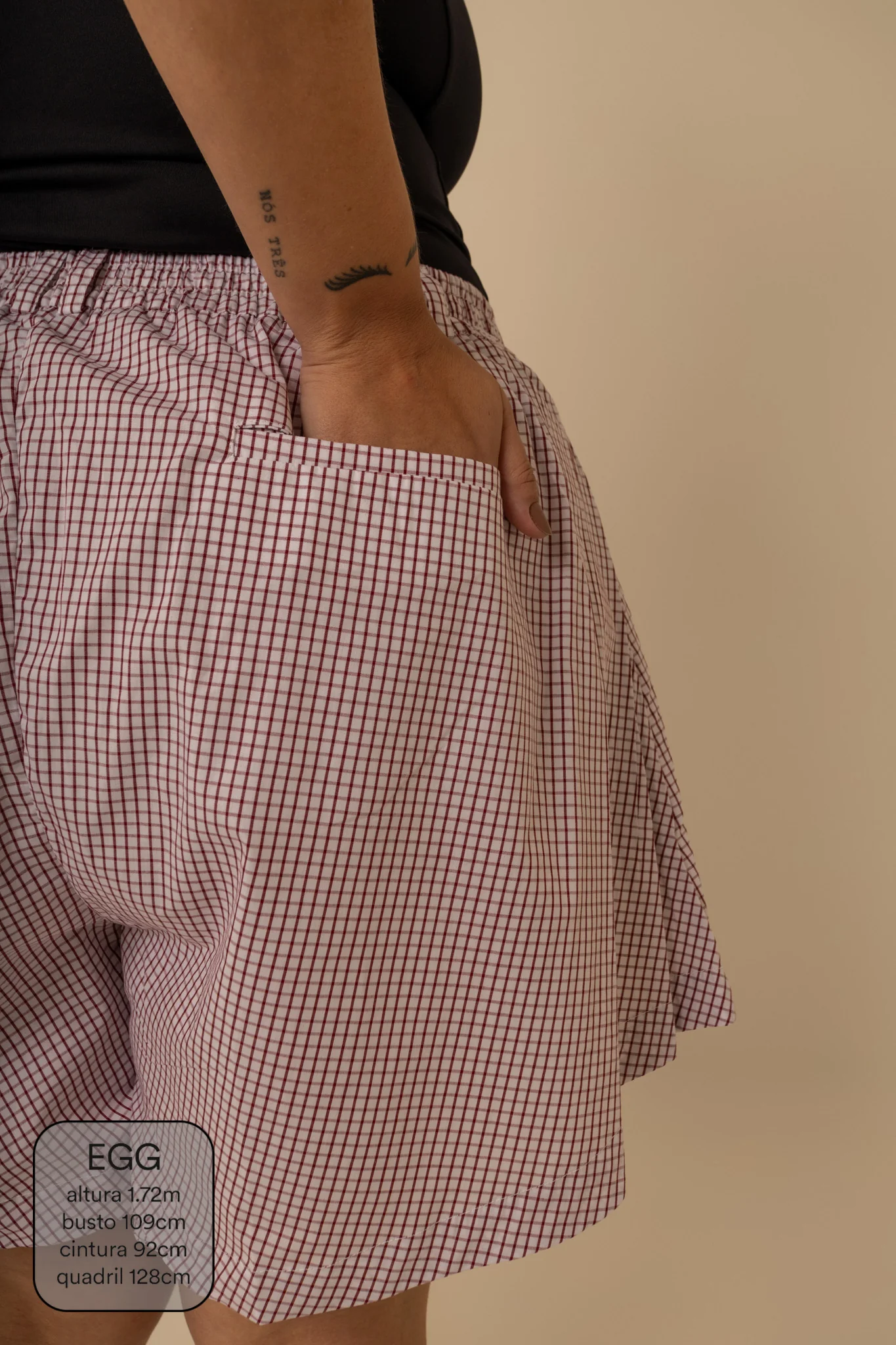 short guapa | short soltinho com pregas - Image 87