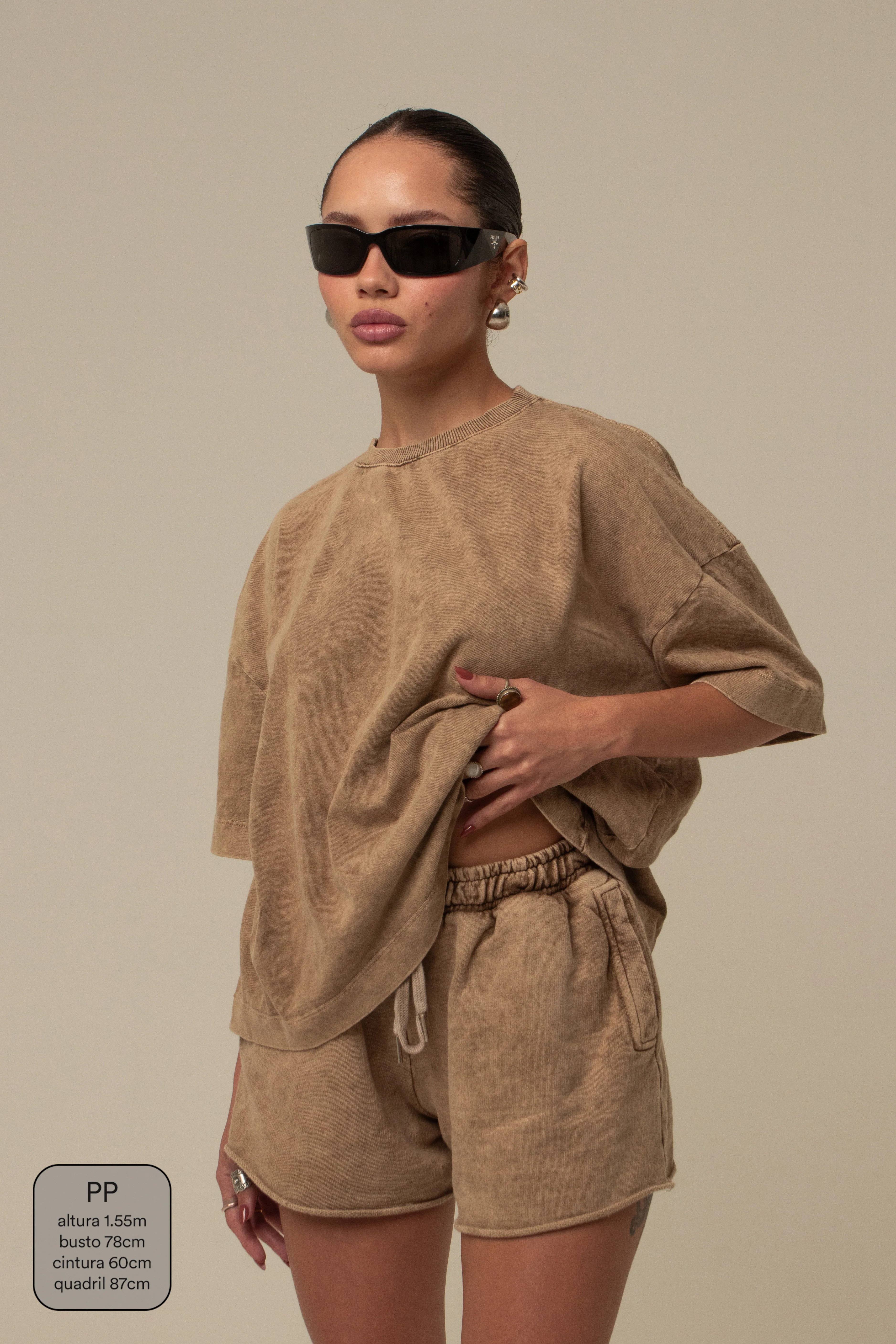 short moletom estonado off road - Image 13