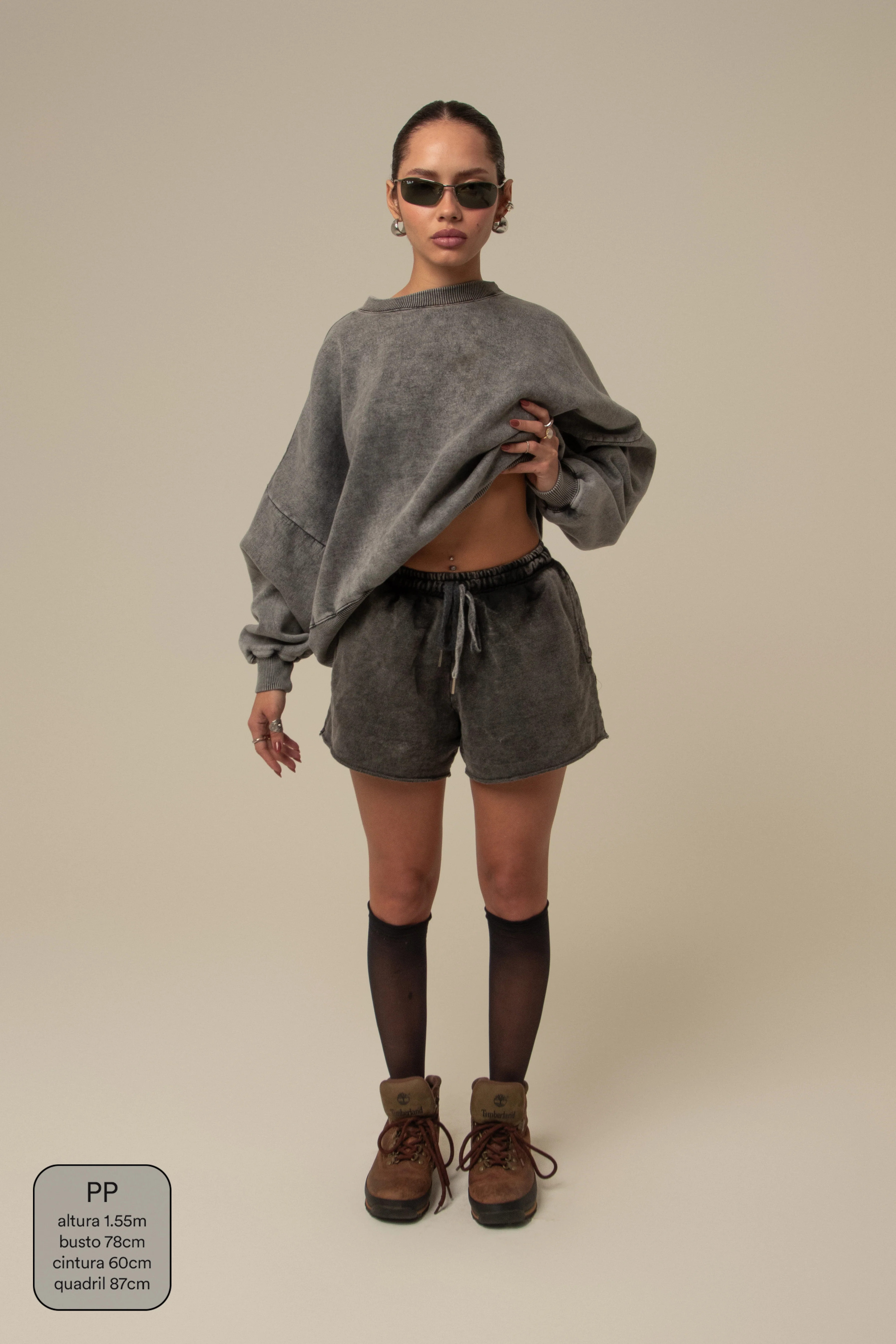 short moletom estonado off road - Image 21