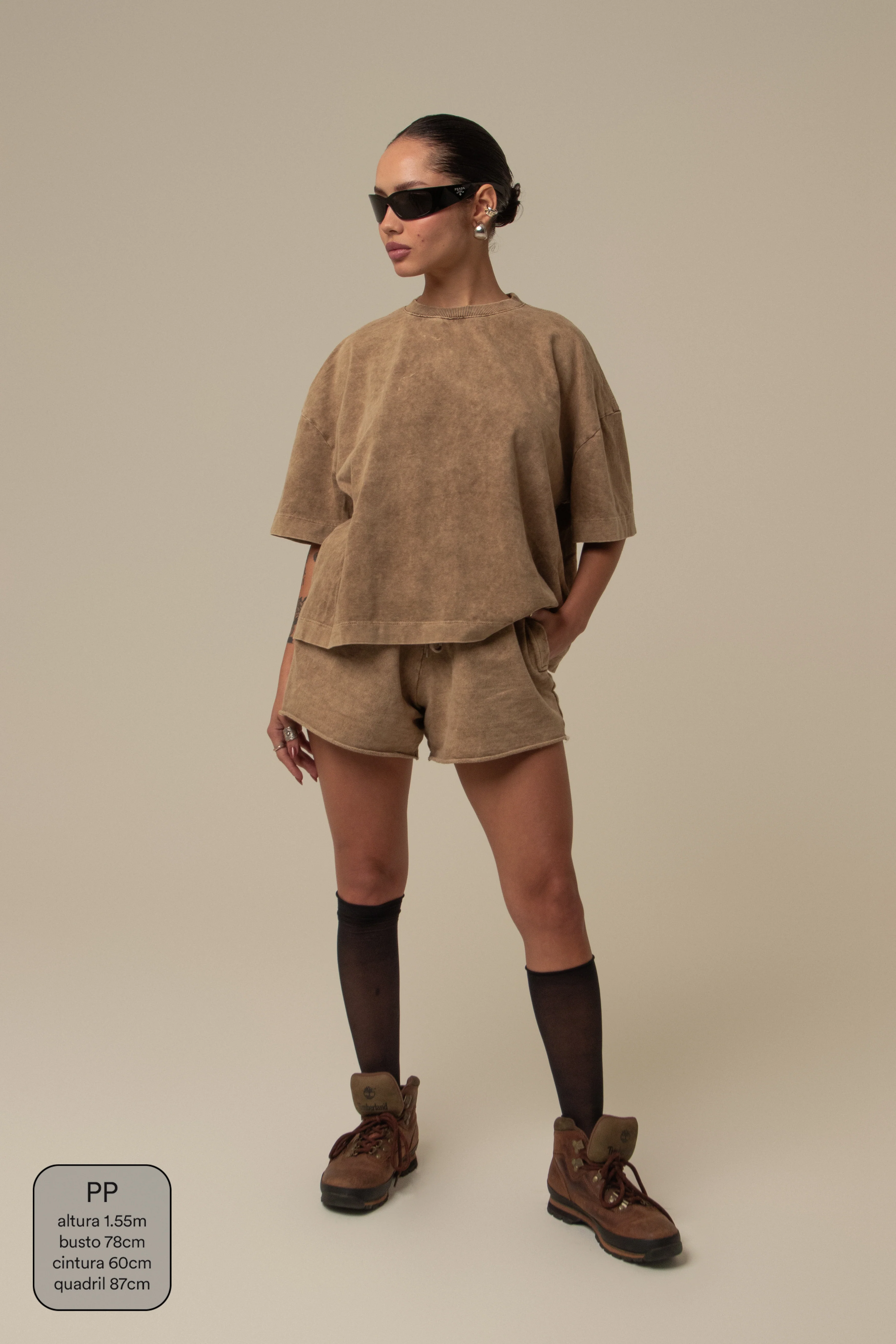short moletom estonado off road - Image 9