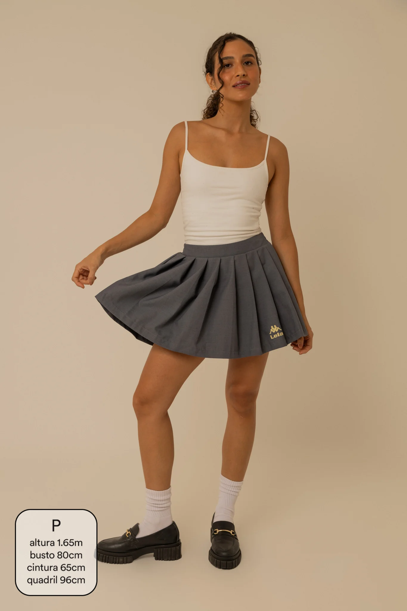 short saia plissado lela & kappa | saia plissada com short embutido - Image 10