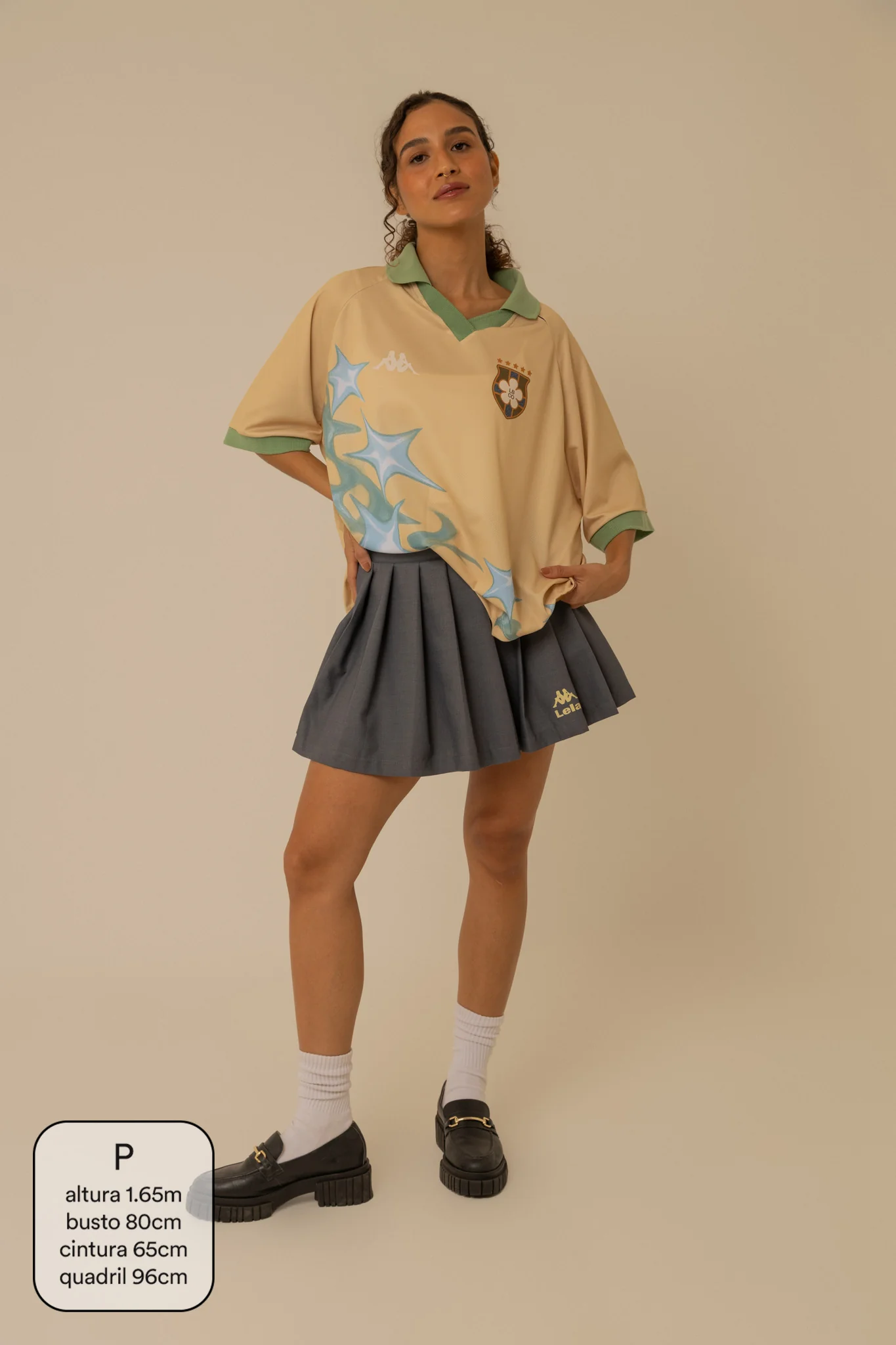 short saia plissado lela & kappa | saia plissada com short embutido - Image 5