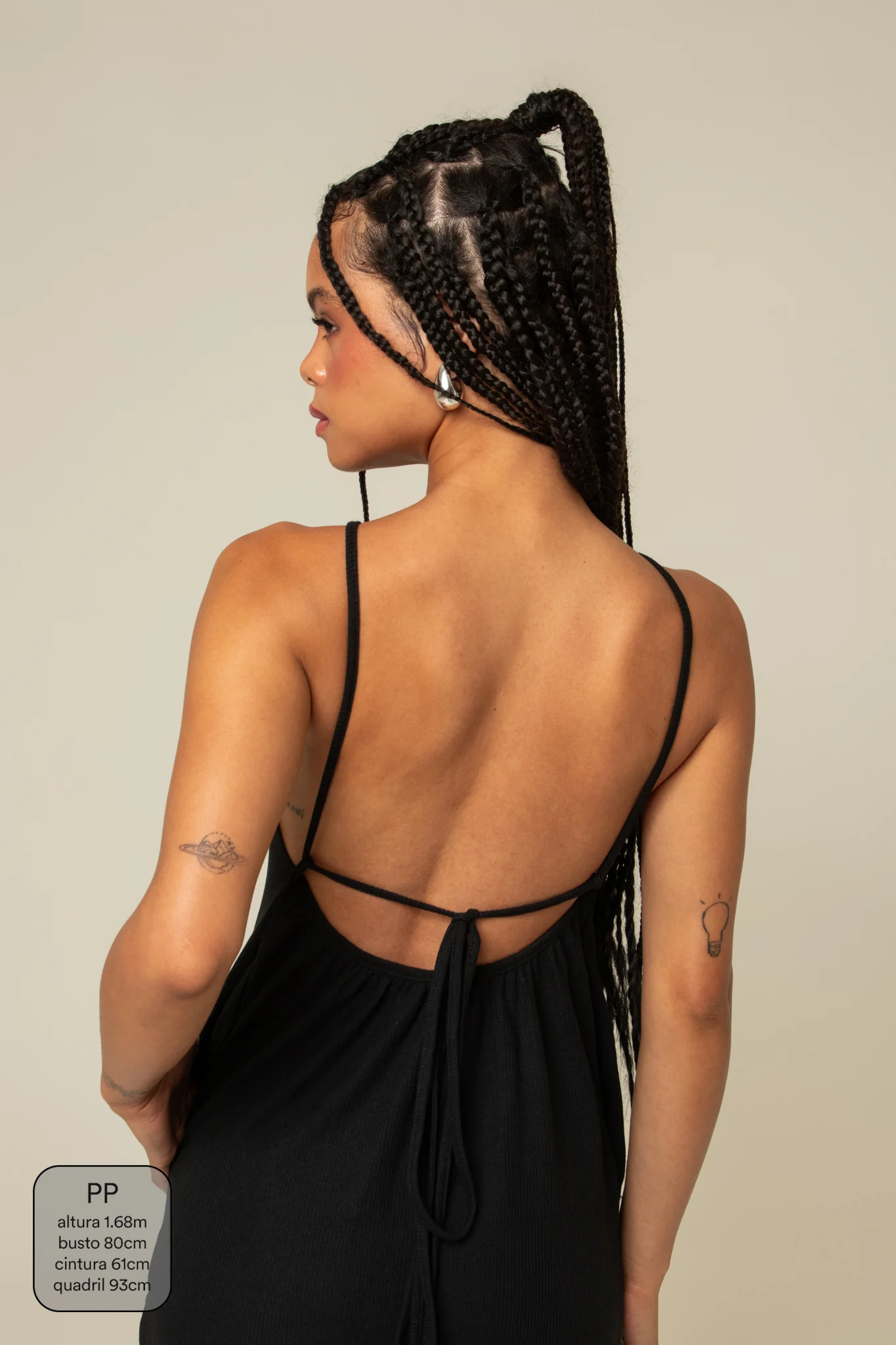 vestido comfy | vestido costas abertas com fenda lateral - Image 35