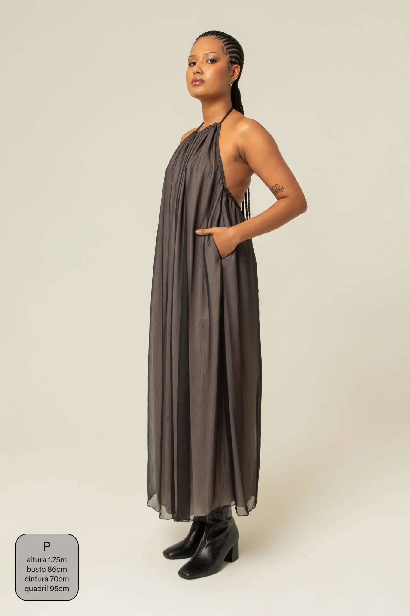 vestido festa comfy | vestido longo frente única - Image 11