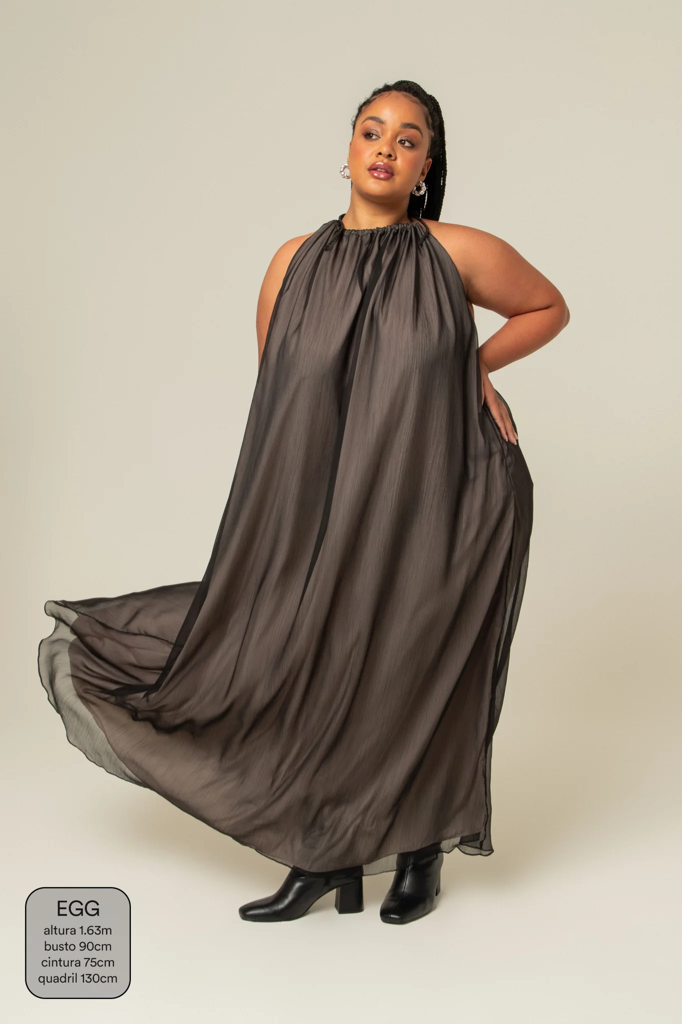 vestido festa comfy | vestido longo frente única - Image 9