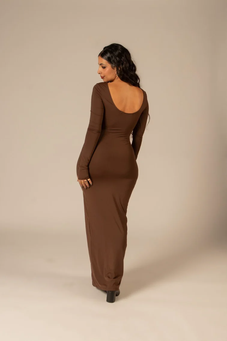 vestido longo manga longa kim - Image 5