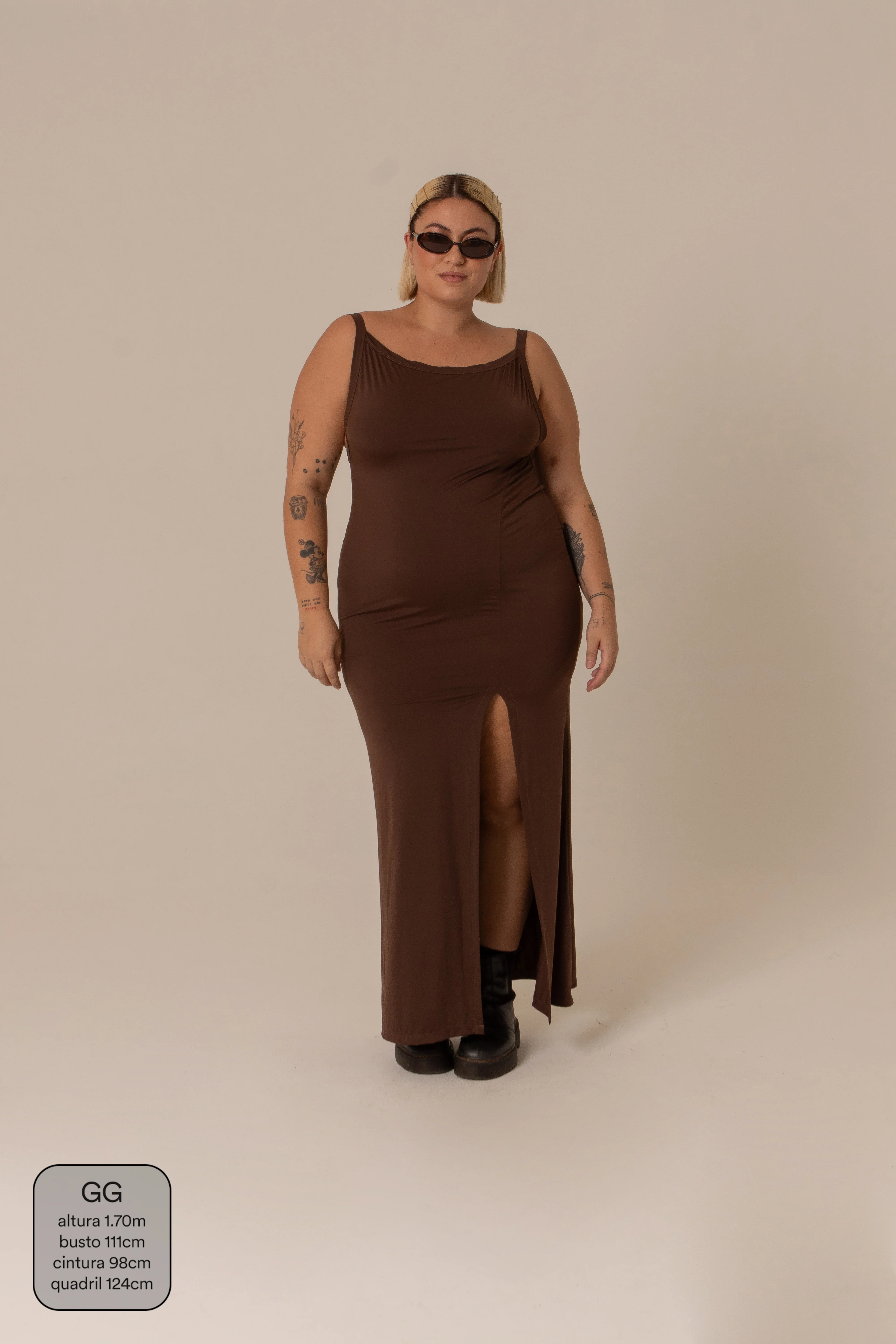 vestido kim | vestido com costas abertas e fenda - Image 24