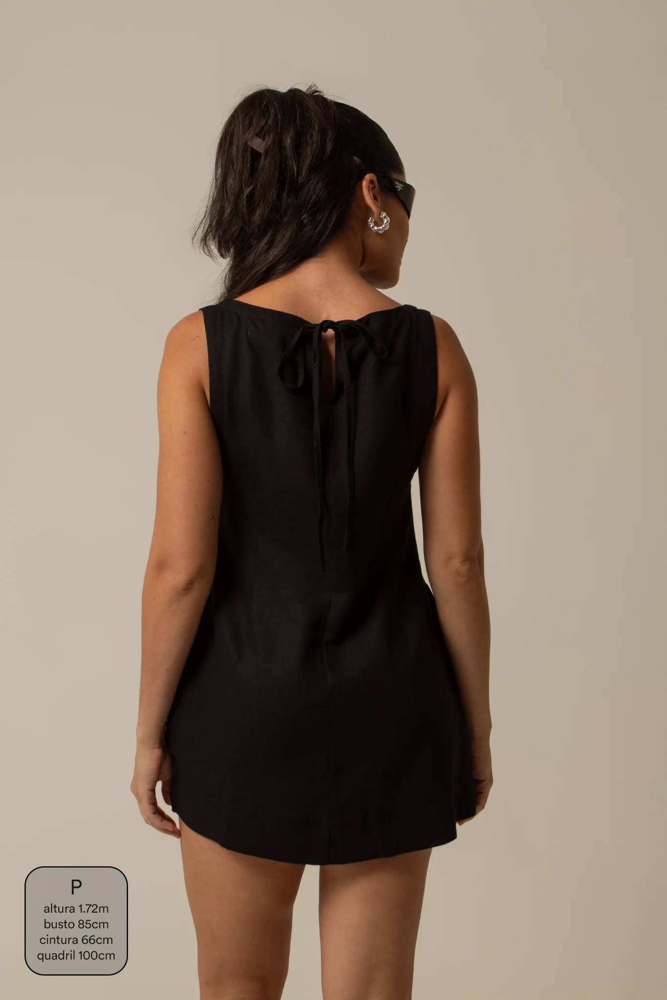 vestido sossego curto | vestido reto de viscolinho - Image 21