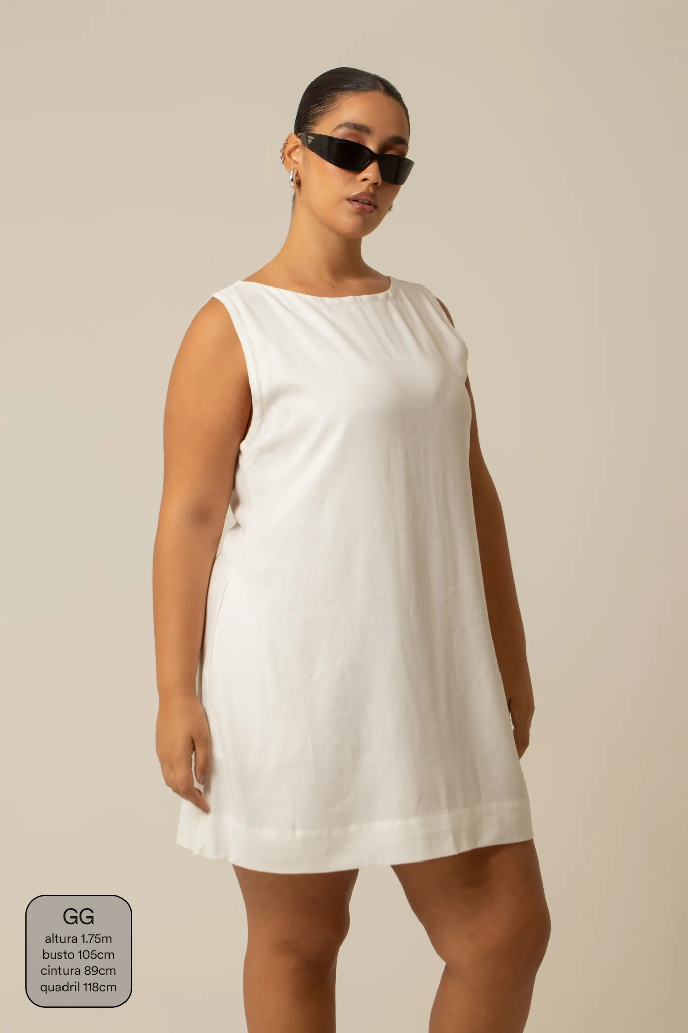 vestido sossego curto | vestido reto de viscolinho - Image 29