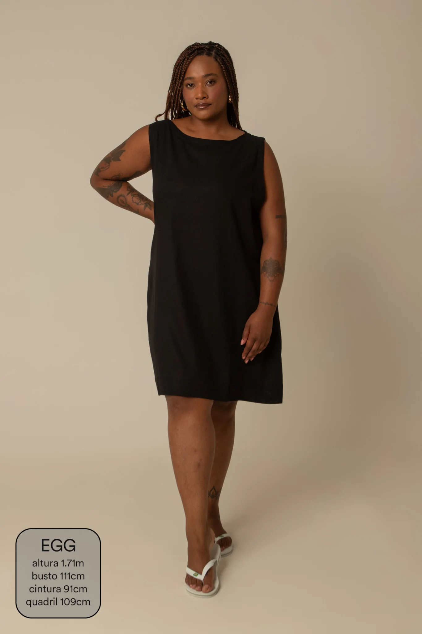 vestido sossego curto | vestido reto de viscolinho - Image 44