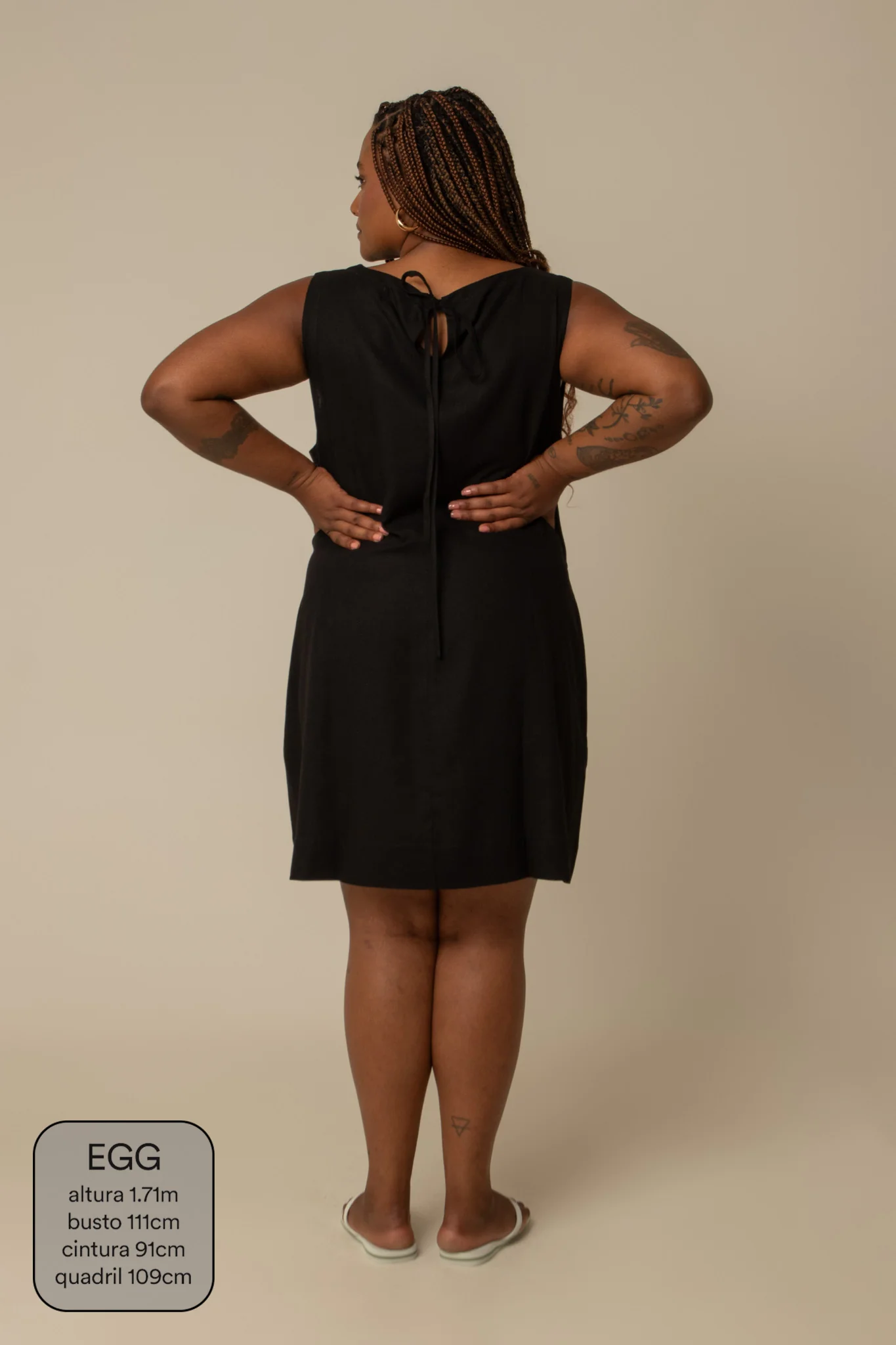vestido sossego curto | vestido reto de viscolinho - Image 46