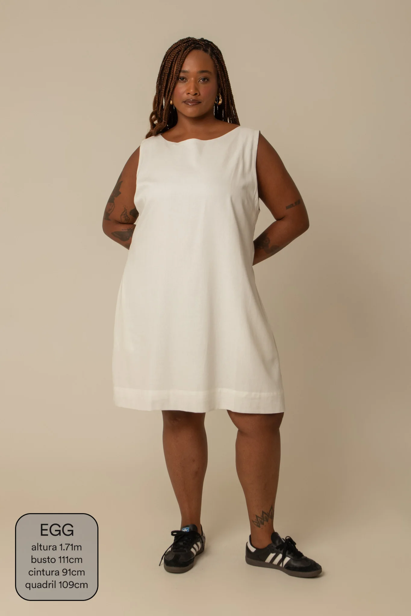 vestido sossego curto | vestido reto de viscolinho - Image 53