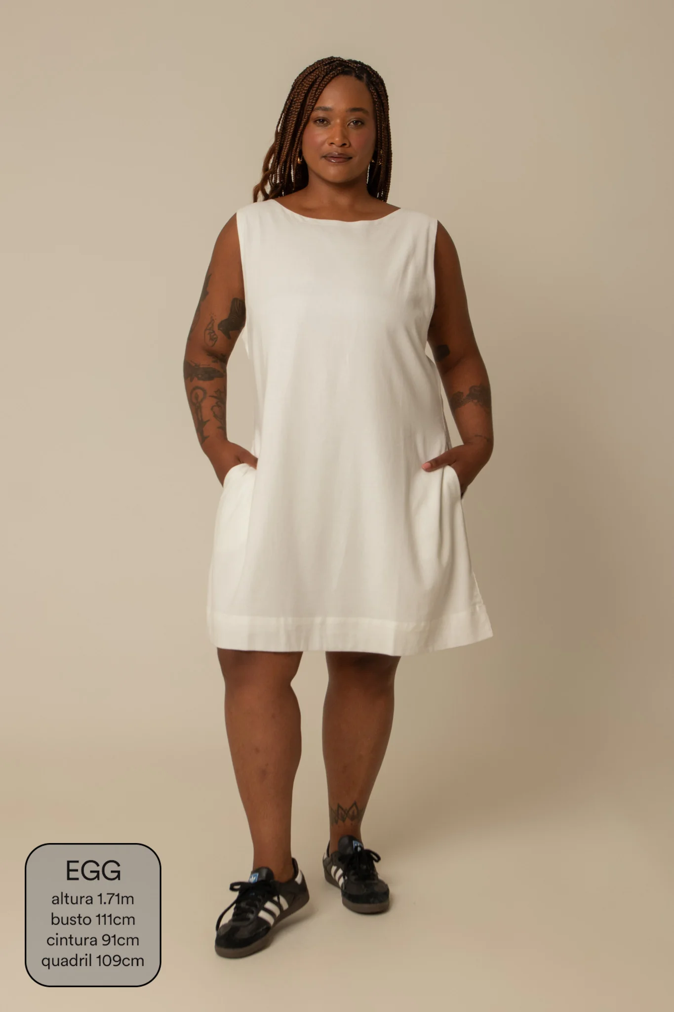 vestido sossego curto | vestido reto de viscolinho - Image 55
